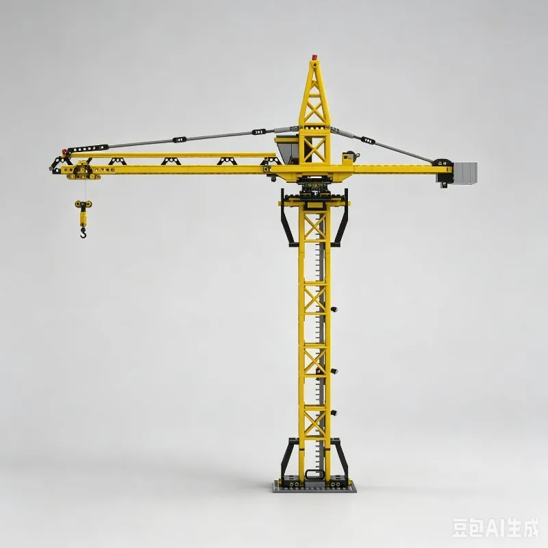 

762PCS Engineering Construction Modular Tower Crane MOC Model Blocks DIY Educational Birthday Christmas Collection Display Gift