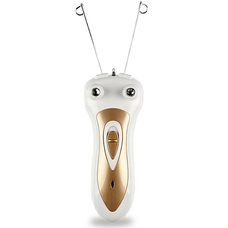 B26B Electric Women Epilator Men Body Face Leg Neck Facial Hair Remover For Lady With Cotton Thread Makeup Cosmetic Tool