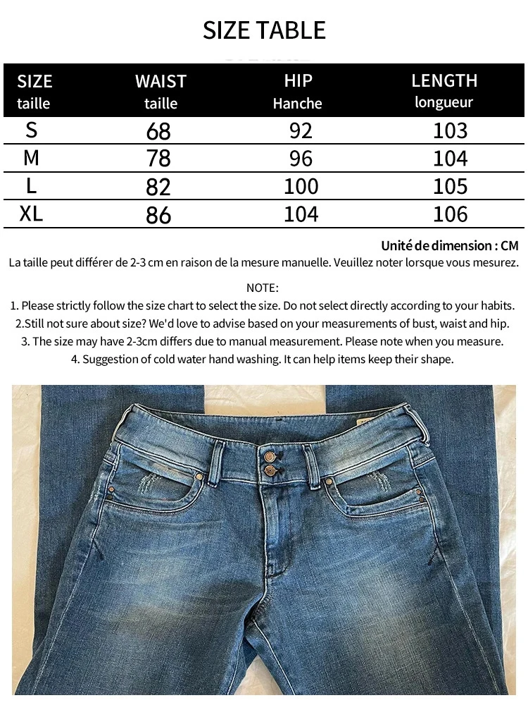 2023 Jeans svasati da donna pantaloni in Denim a vita media Vintage Stretch anni \'90 Streetwear Y2k Boot Cut Pant pantaloni elastici Skinny Mom Jeans