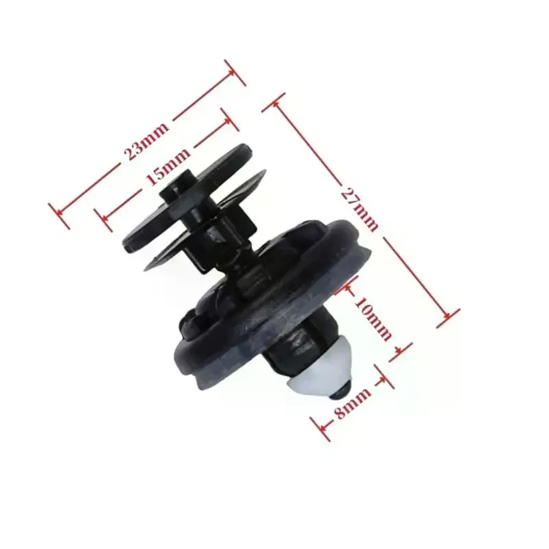 Prendedor de plástico de nylon para touran golf 4 5 6 7 passat t5 painel da porta interior do carro clipe de cartão de pressão acessórios diy