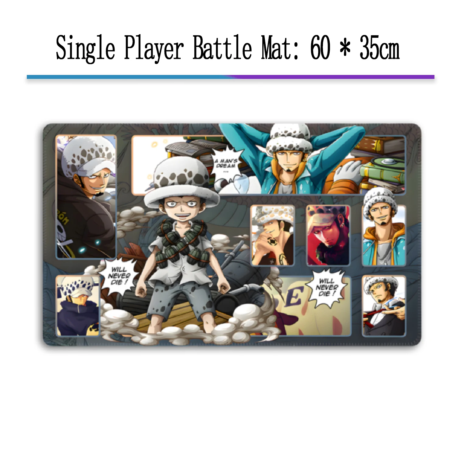 

One Piece Cards Playmat Single Double Person Luffy Roronoa Zoro Sanji Tony Chopper Nico Inuarashi Scopper Gaban Kozuki Oden