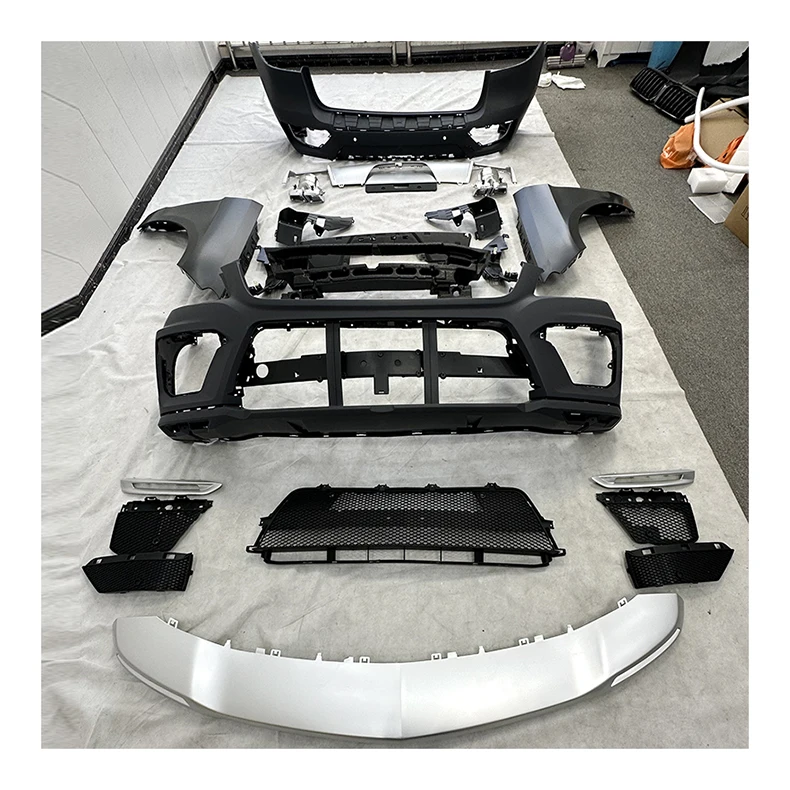 Body Kits Kit for Mercedes-Benz W166 ML 12-15 to ML 63 AMG Surrounds Upgraded Modified Plastic Body Parts Front Rear Bumper