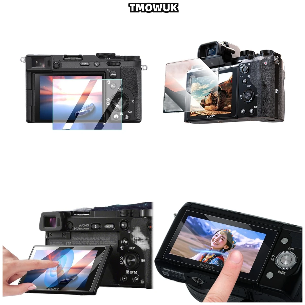 

For A7M4 A6700 A7C2 A7CR A7IV LCD Screen Protector 9H Hardness Tempered Glass Anti-Scratch Film
