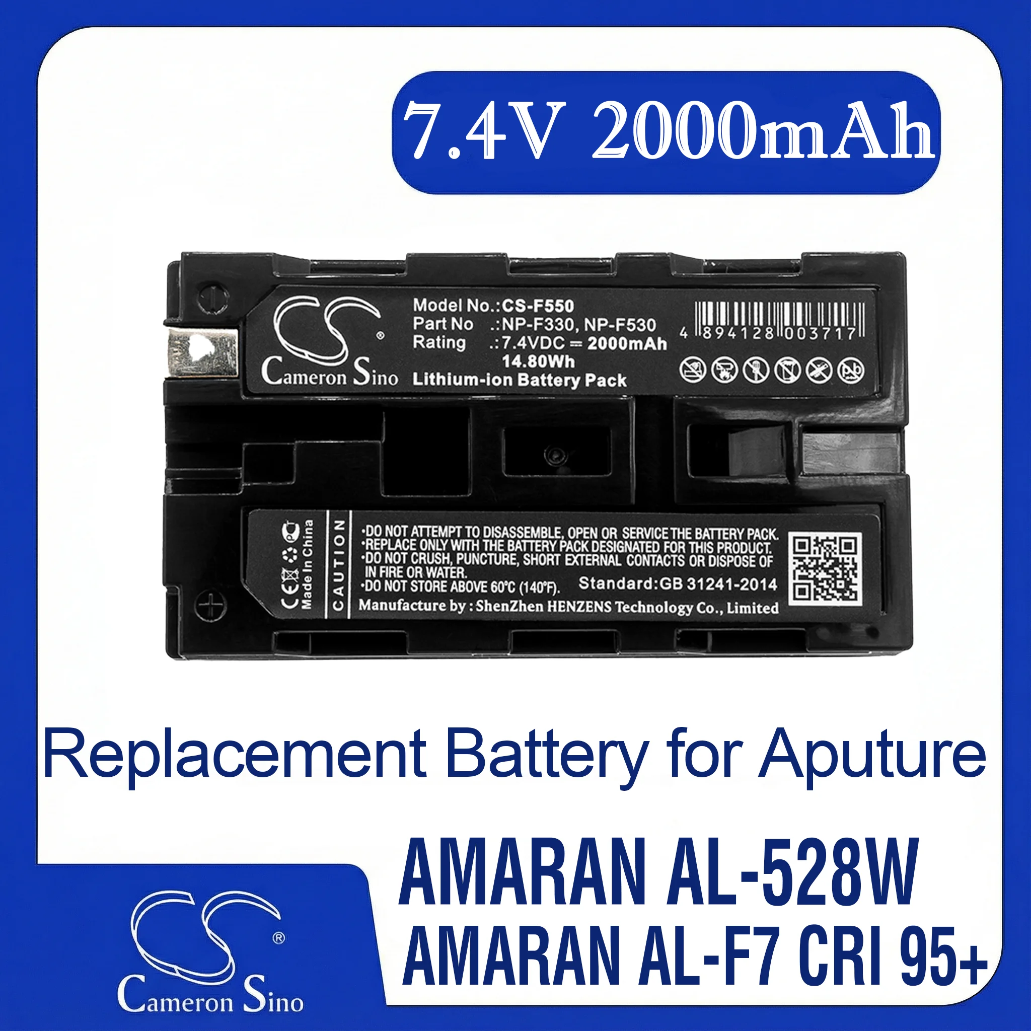 

Cameron Sino Replacement Battery for Fujitsu , Fits P/N 8CP052605-01,CA54200-0506,CP098635-01,