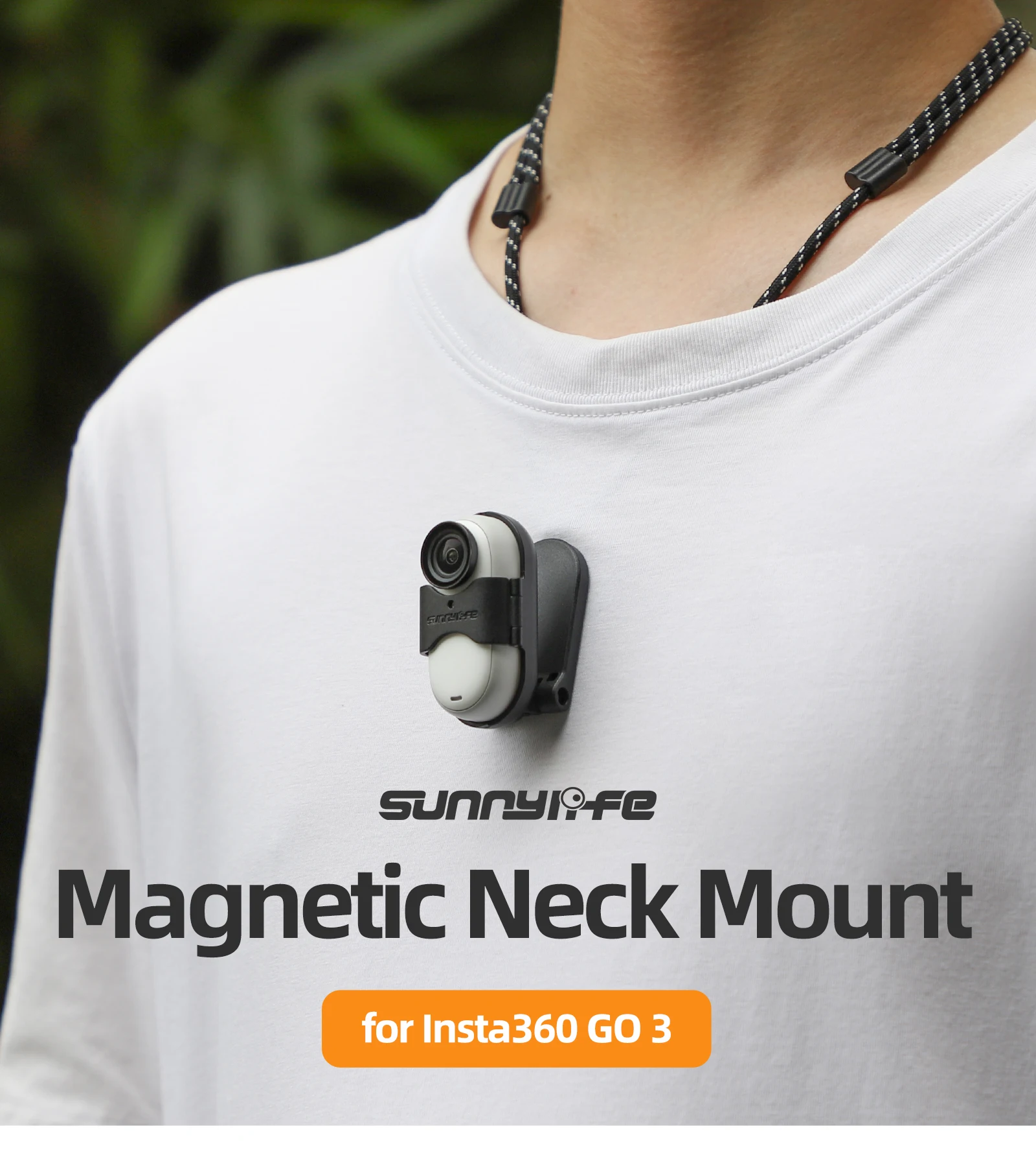 For Insta360 GO 3 Magnetic Mount First Person Photography GO 3 Camera Mount