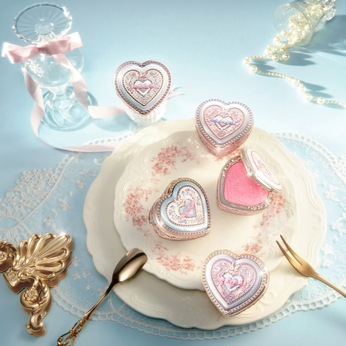 Flower Knows 2026 Bunny Garden Cute Rabbit Design Embossed Blush