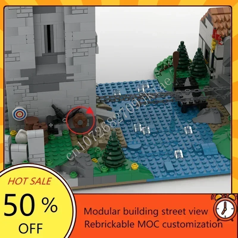 3395PCS Chain Towers Modular MOC Creative Street View Custom Puzzle Architecture Educational Assembly Model Toy Gift