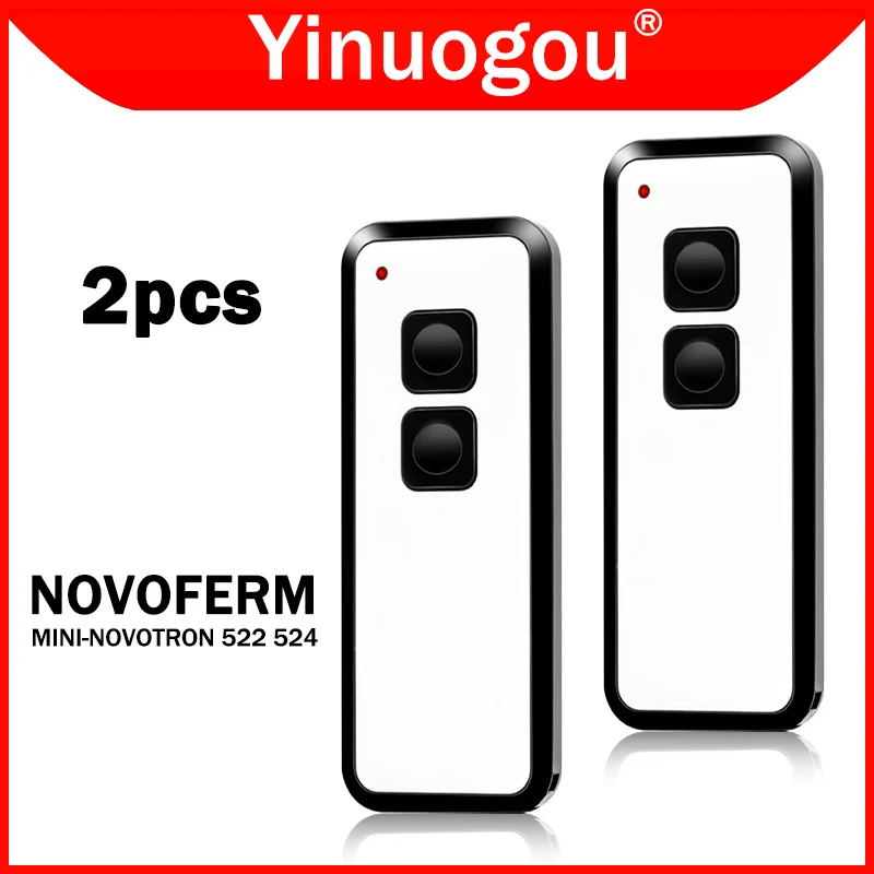 

NOVOFERM MINI-NOVOTRON 522 524 Garage Remote Control 433MHz NOVOTRON 502 MAX43-2 504 MAX43-4 512 MIX 43-2 MNHS433-02 MNHS433-04