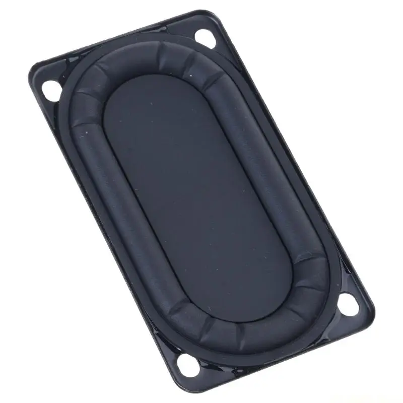 E56B Pack of 2pcs Rubber Speakers Diaphragm 50x90mm Passive Bass Resonating Membrane Vibration Membrane Diaphragm Set