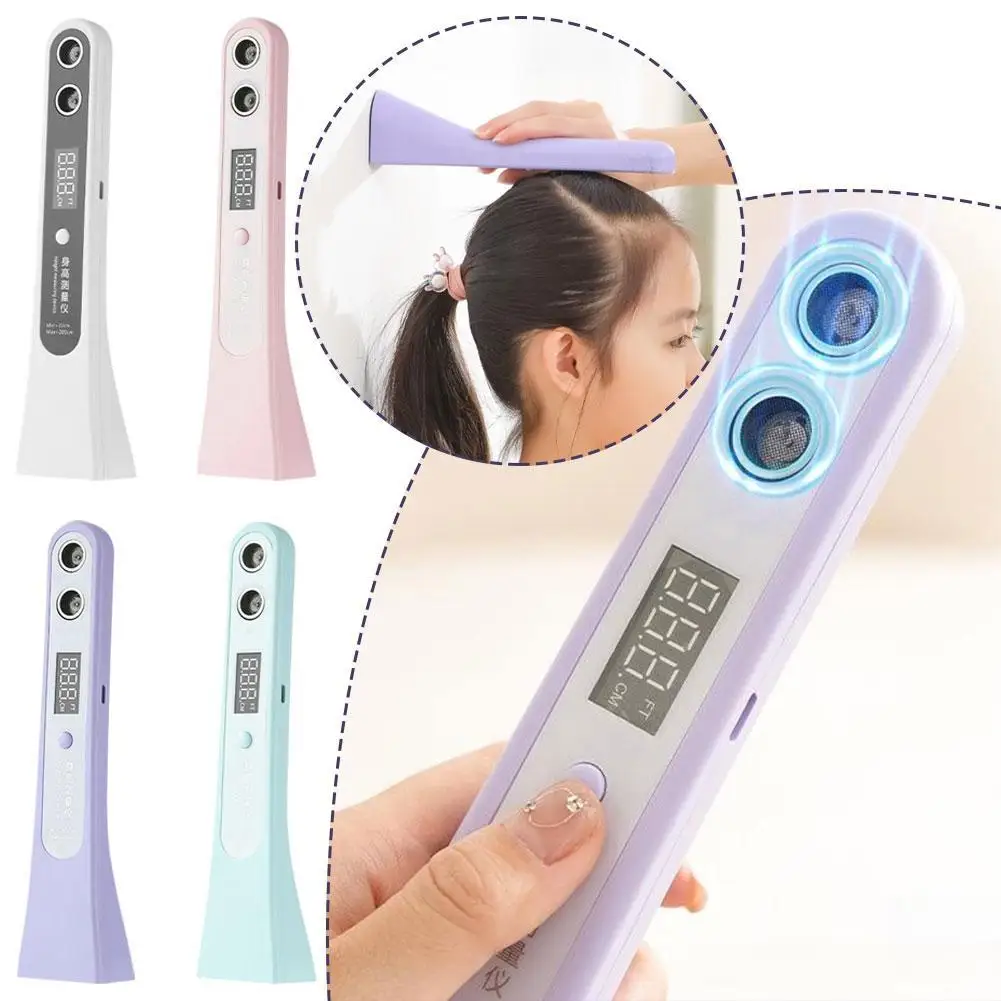 Digital Height Measurement Tool Portable Ultrasound Height Measuring Tool Accurate Smart Height Measurement Scale For Children