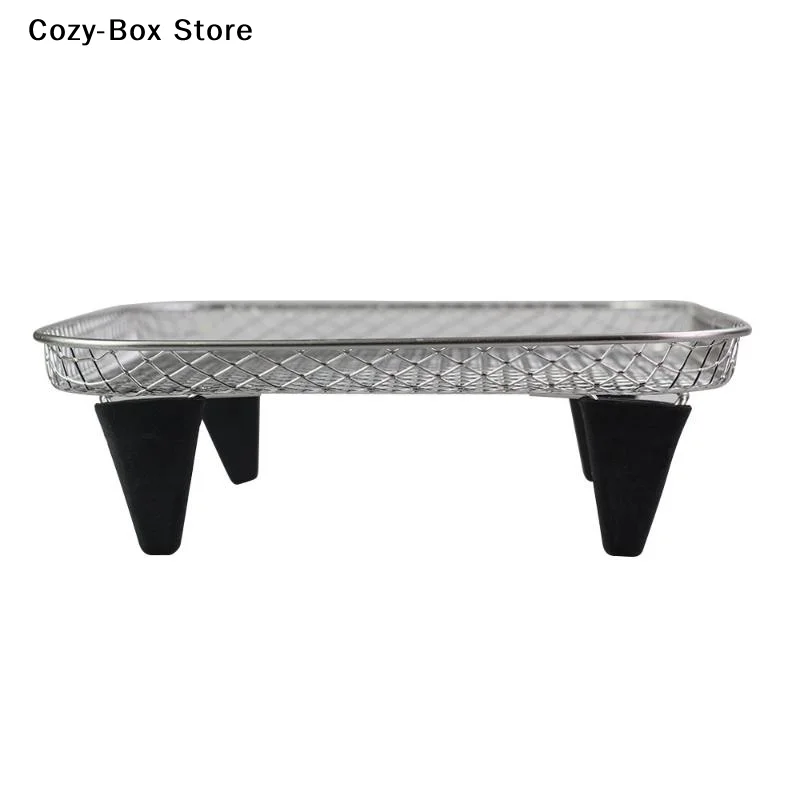 [ZY]4/6/8Pcs Dewatering Rack Buffer Pad Air Fryer Silicone Feet Steam Protector Dehydrator Racks Tabs Silica Gel Tray Bumpers