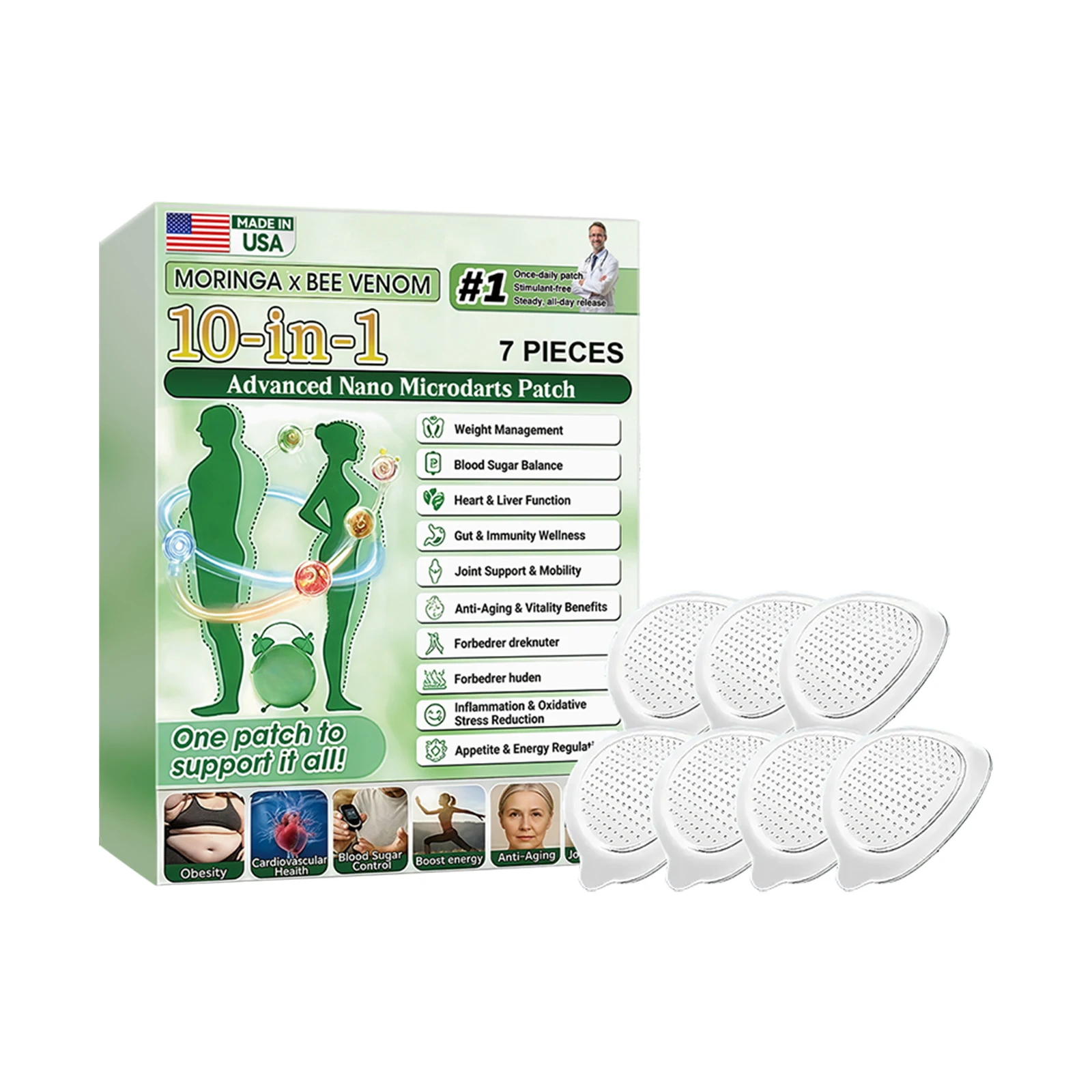 

Lightweight Body Care Patch Soft Moist Breathable Skin-Friendly Material Daily Body Skin Care