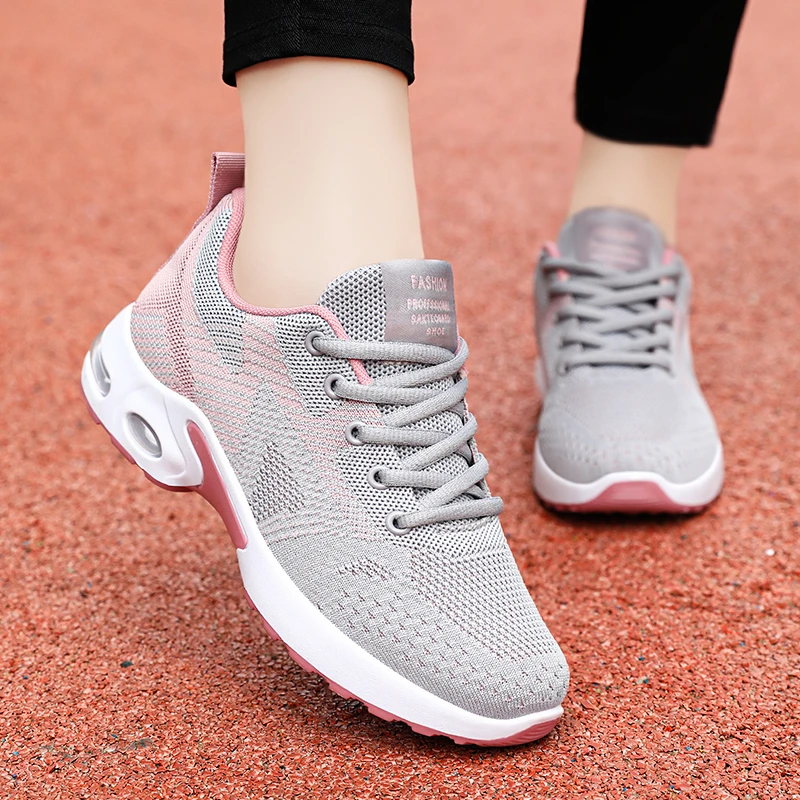 New Fashion 2024 Women Running Breathable Casual Mesh Shoes Outdoor Sports Shoes Casual Ladies Sneakers Zapatillas De Hombre