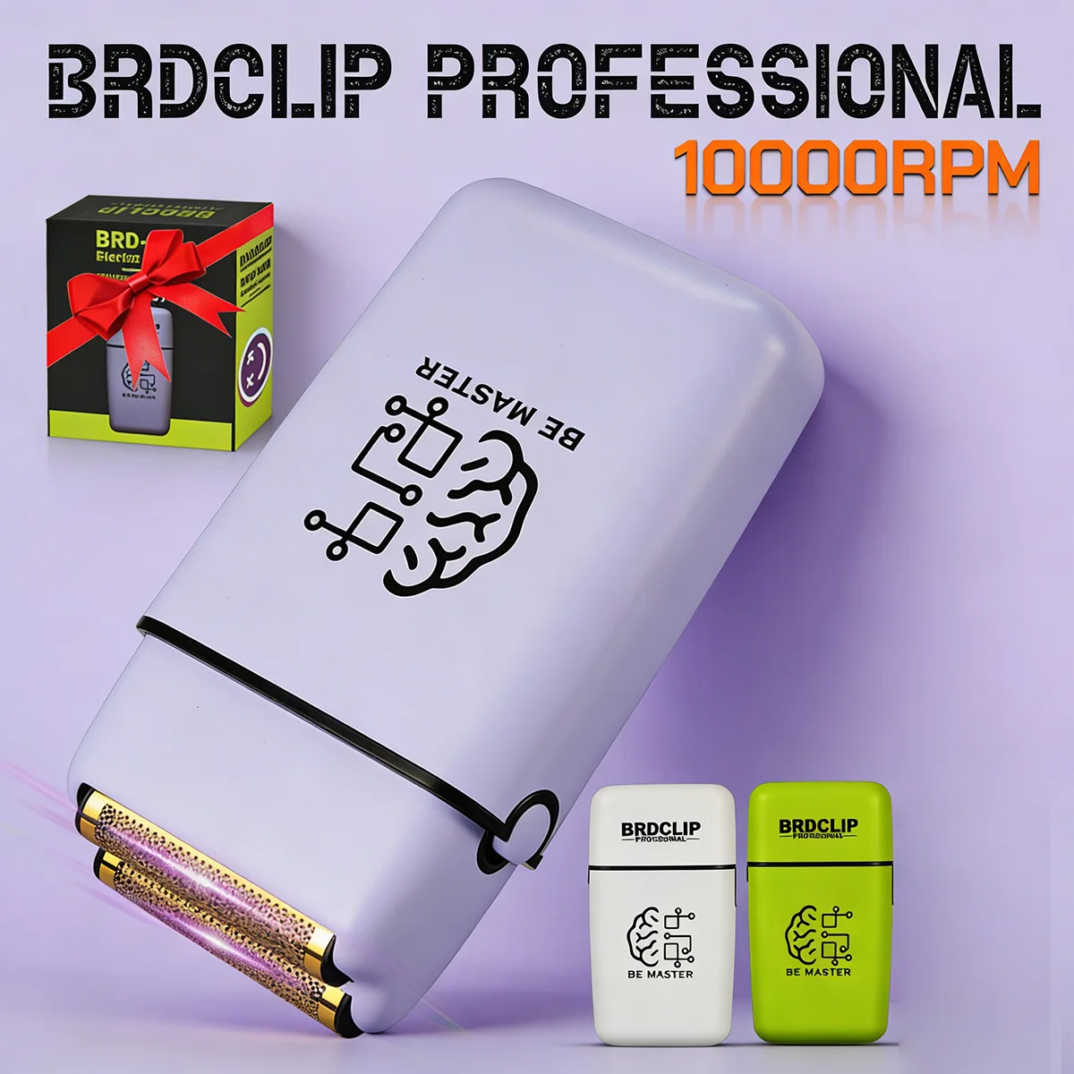 

New Professional BRDCLIP 609 10000RPM Double Foil Shaver Men's Electric Beard Hair Trimmer Hair Cutting Machine Barber Clipper