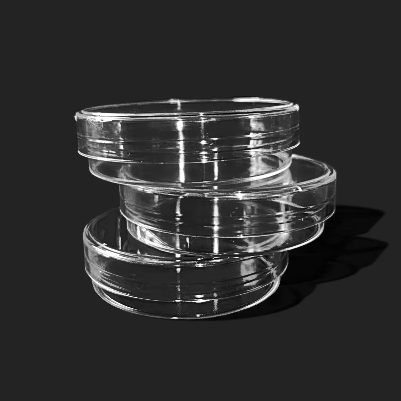 

10Pcs/Bag 60 x 15mm Sterile Plastic Petri Dishes For LB Plate Bacterial Yeast Clear Plastic Plates Dropshiping Wholesale