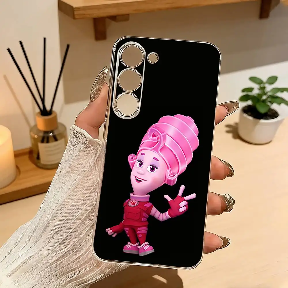 

R-Russian animation T-The Fixies Phone Case For Samsung A10 A12 A31 A40 A70 Transparent Cover
