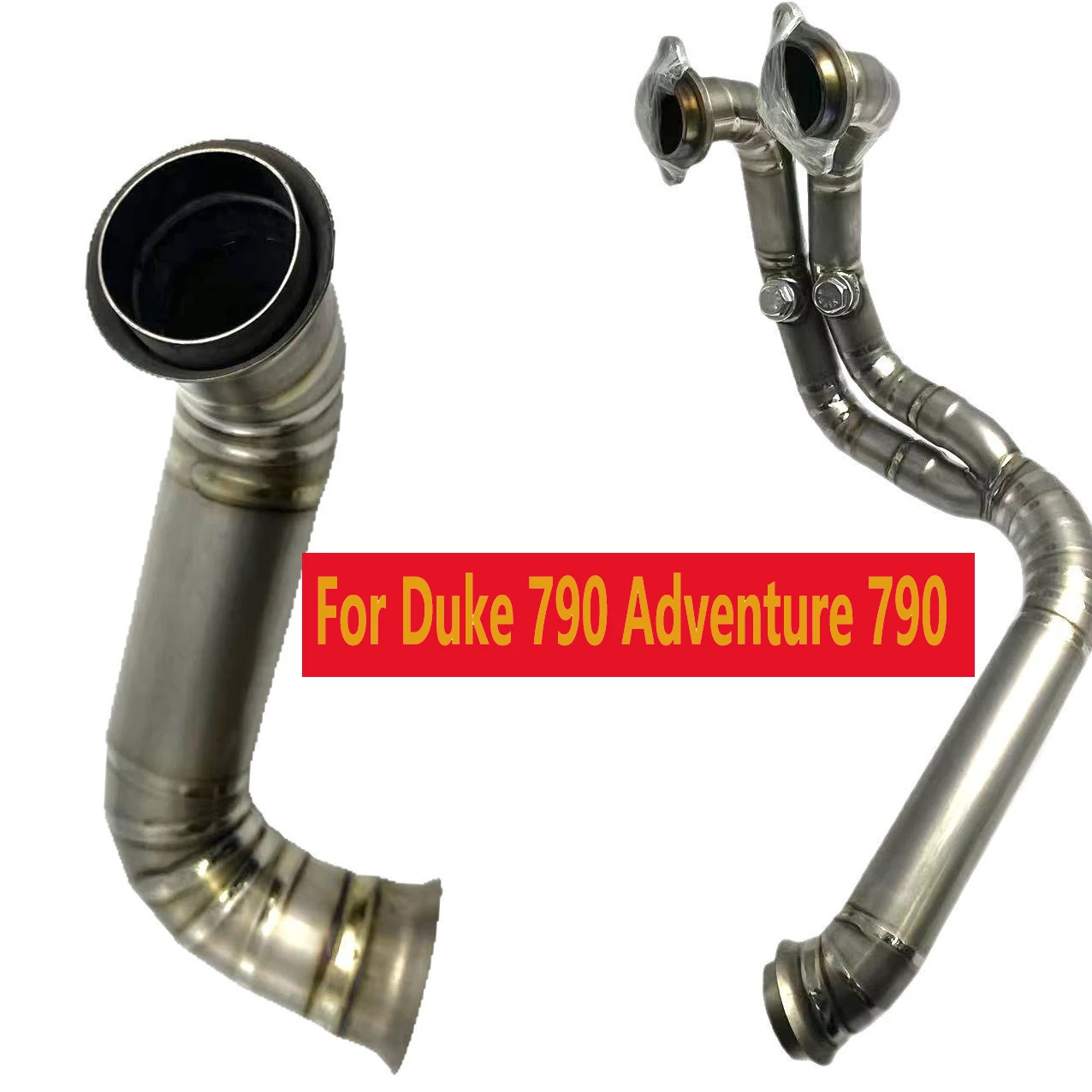 

For Duke 790 Adventure 790 ADV R 790 ADV Titanium Alloy R Rally Modifed Motorcycle Full System Exhaust Front Middle Link Pipe