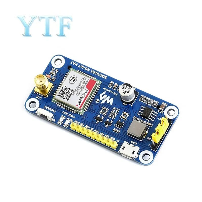 GSM GPRS Bluetooth HAT Shield Board SIM7020C Sim Card Module Supports SMS DTMF HTTP For Raspberry Pi 4 Model B 2B 3B 3B+ Zero W