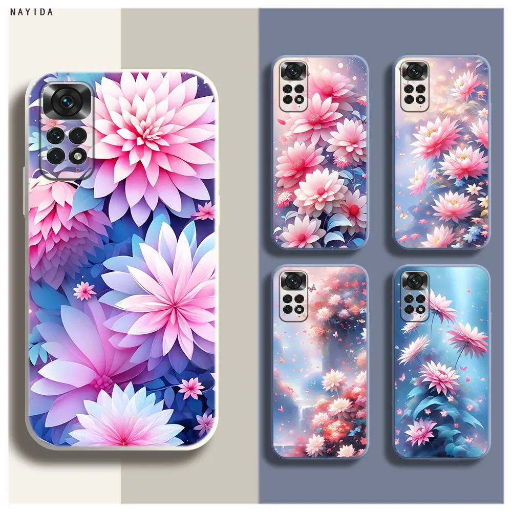 Soft Silicone Phone Case For Xiaomi Redmi Note 12 11 12S Pro Plus 12c 11a 4G 5G Original Cover Mysterious Bian Hua