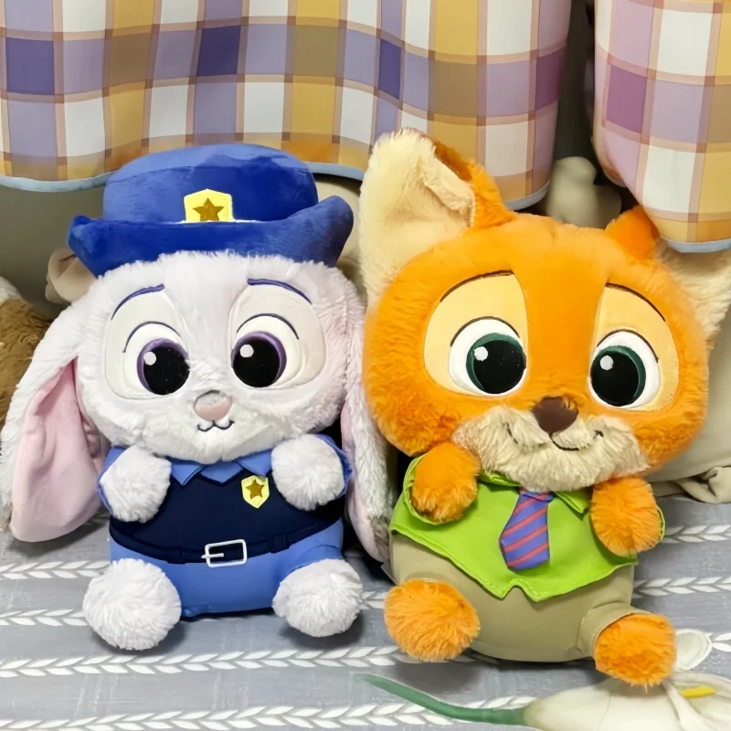

Оригинальная плюшевая игрушка Disney Zootopia, 26 см, мягкий кролик с героями мультфильмов, Джуди Фокс, Ник, плюшевая игрушка Kawaii Peluche, подушка, детский подарок