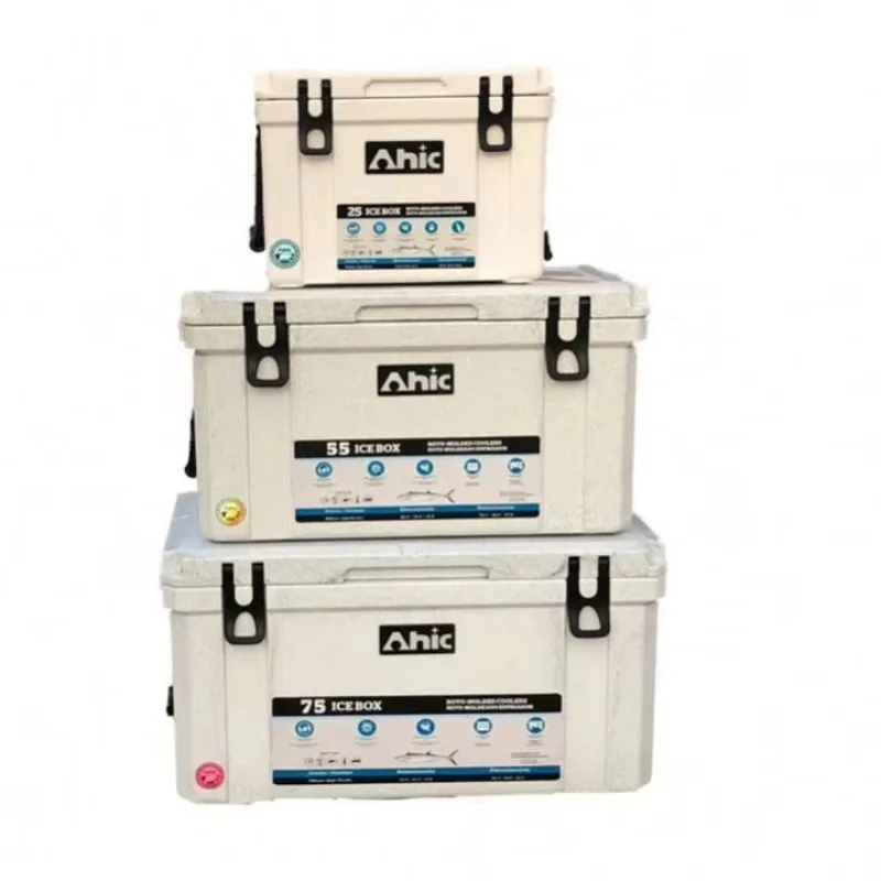 صندوق رائع للنزهات وصيد الأسماك من Rotomolded، مبرد محمول للتخييم والصيد #3