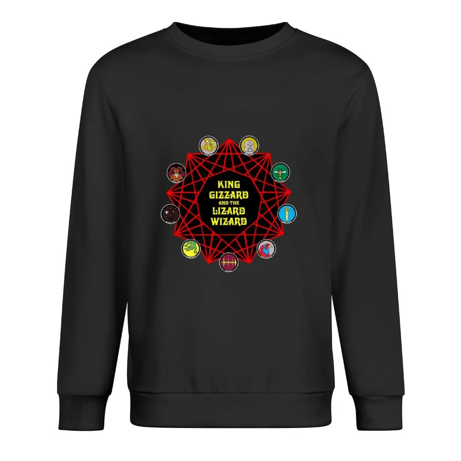 

king gizzard and the lizard wizard Pullover autumn men's sweat-shirt men's autumn clothes men clothing sweatshirt for men