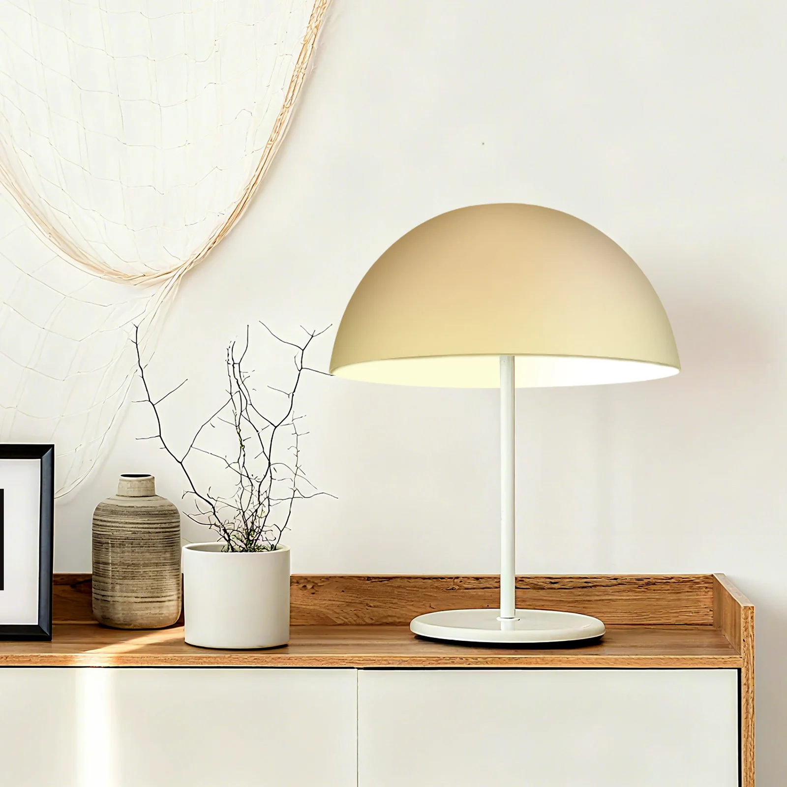 

Unique Mushroom Shaped Lampshade Plastic Pendant Light Cover Home Decor Versatile Compatibility Enhanced Illumination