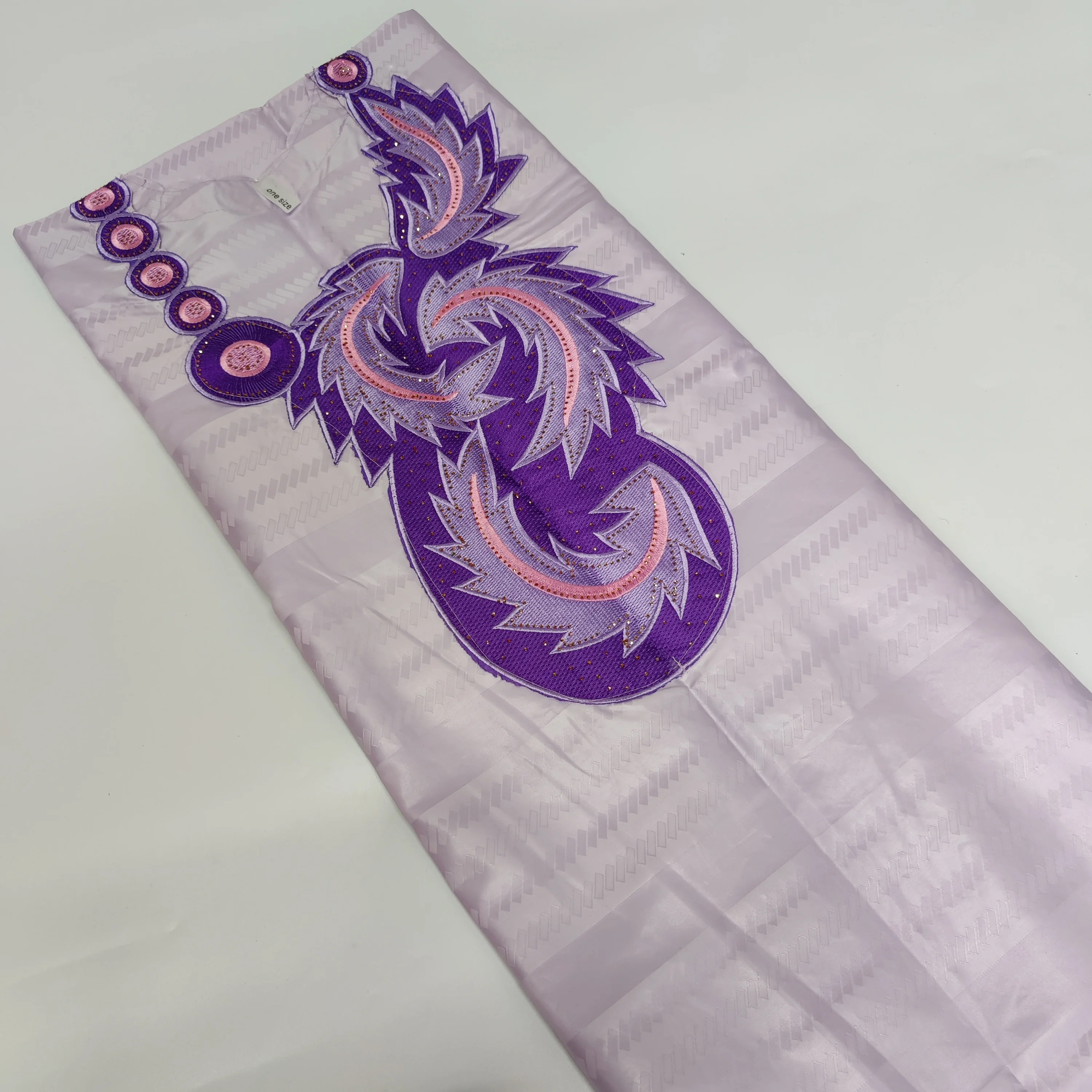 

Фиолетовое оригинальное парфюмированное нигерийское платье Baizn Dashiki Boubou, традиционное африканское свадебное платье Bazin Riche Boubou, длинный халат