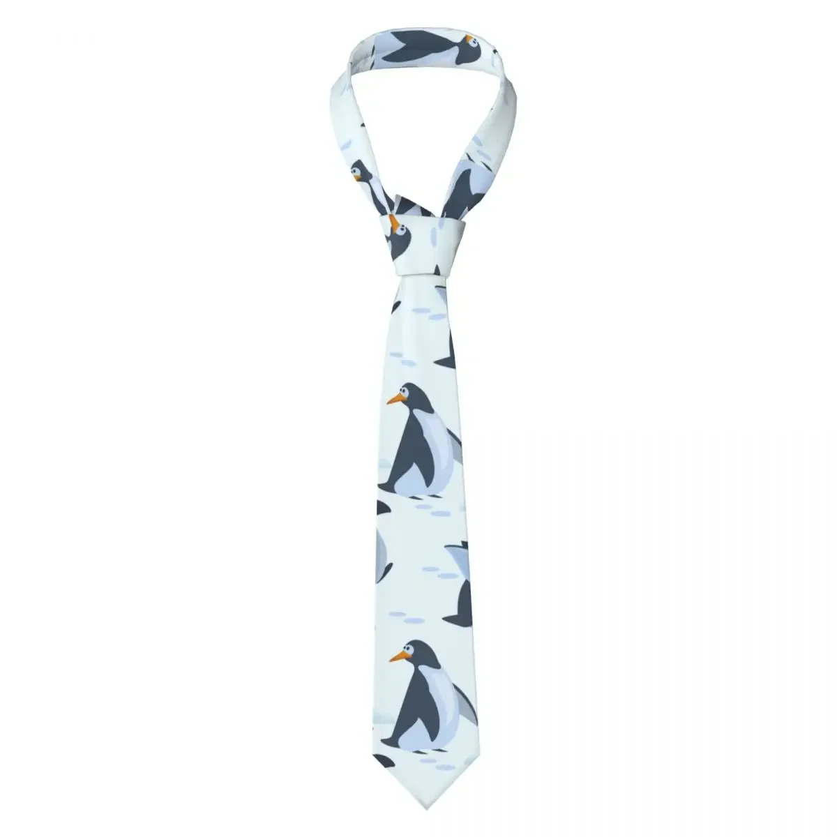 

Cute Penguins Neckties Fashion Neck Ties for Men Accessories Gravatas Gift