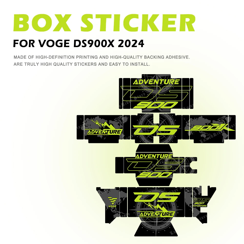 

For VOGE Valico DS900X DSX 900 2024 Motorcycle Aluminum Box Sticker Caser Waterproof Box Decal