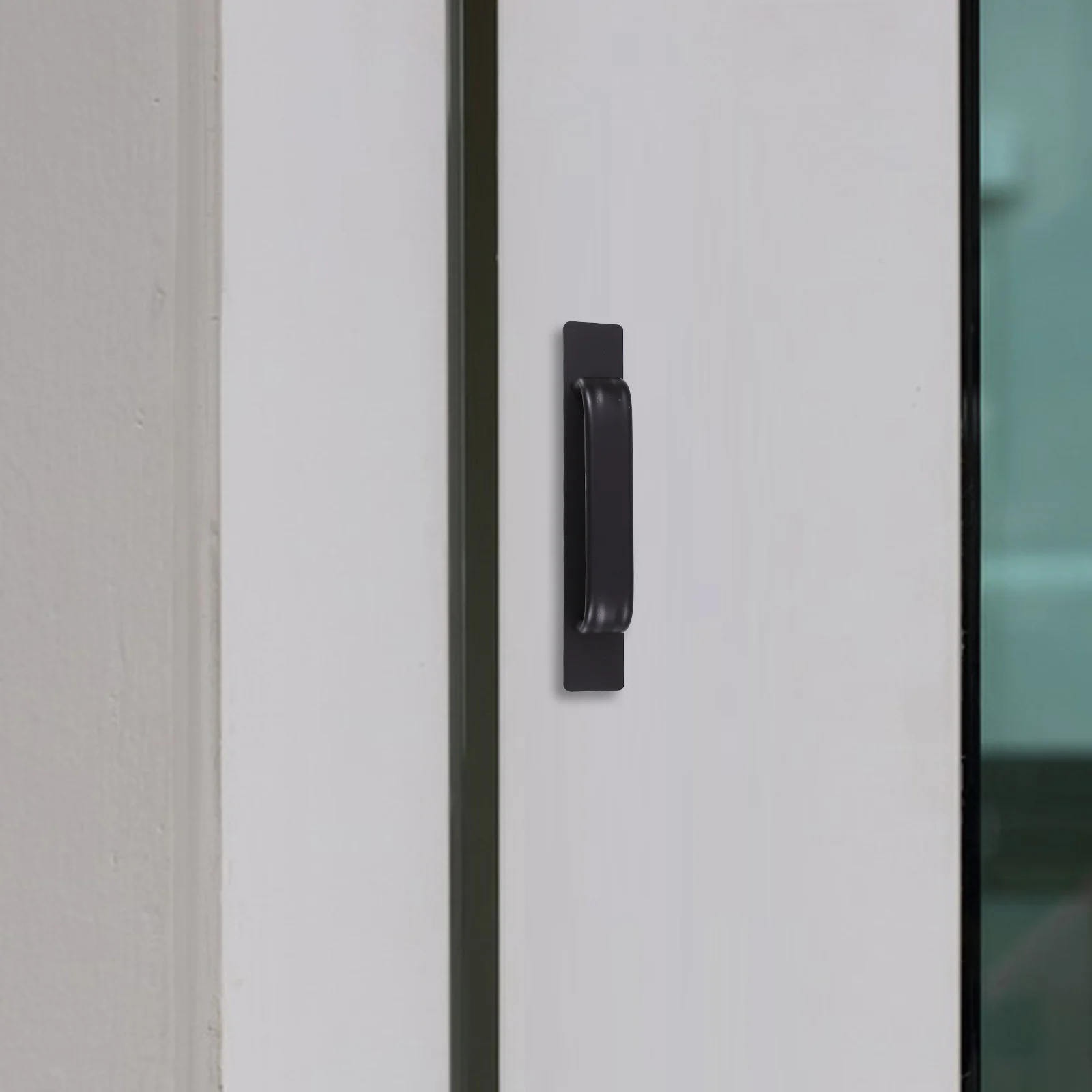 

4Pcs Adhesive Door Handles Aluminum Alloy Sliding Door Pulls No Drilling Instant Self Stick Cabinet Drawer Pulls Kitchen