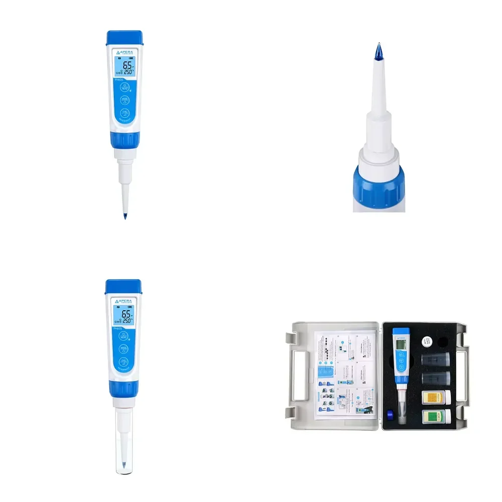 Apera PH60S Premium Spear pH Pocket Tester Kit for Soft-solid Sample Testing ( Cheese, Fruit, Sushi Rice, Meat...)