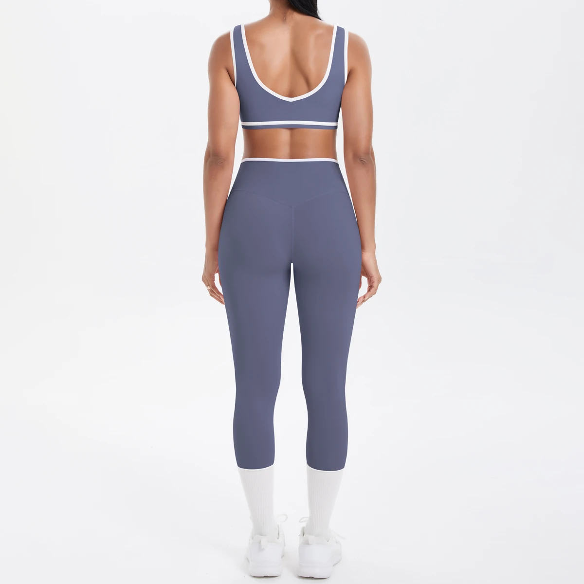 Damen-Sport-BH, Yoga-Hosen-Set, schnell trocknende Leggings, Fitness, Sport, Sommer, Yoga-Top, Push-Up, hoch taillierte Yoga-Sport-Leggings – Detail 29