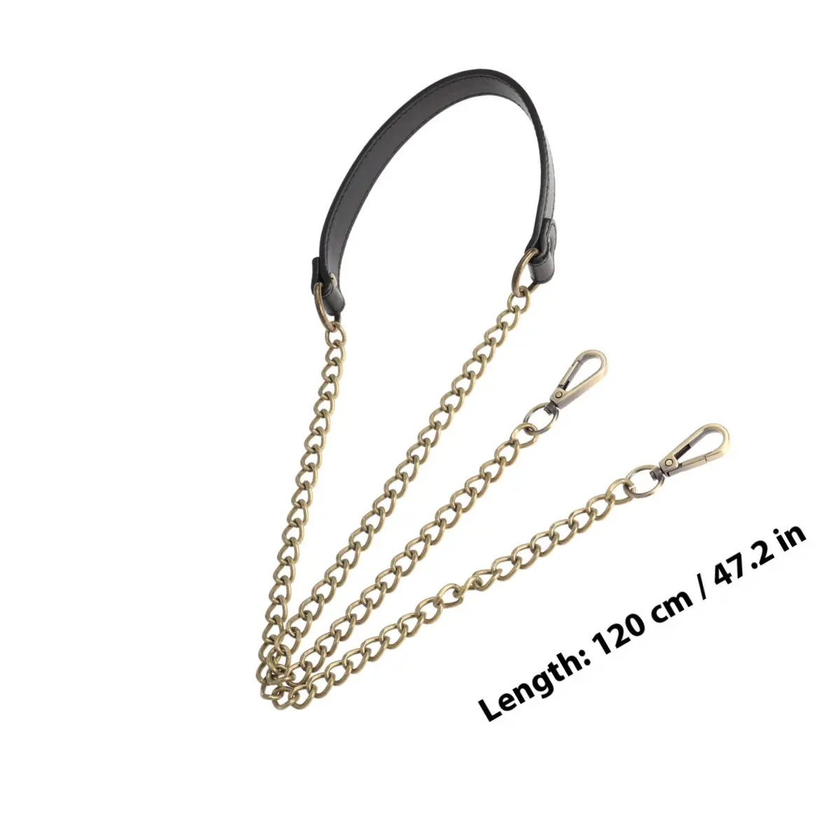 Chain Bag Strap Shoulder Straps for Handbags Replacement Metal Flat Purse Purses Extender