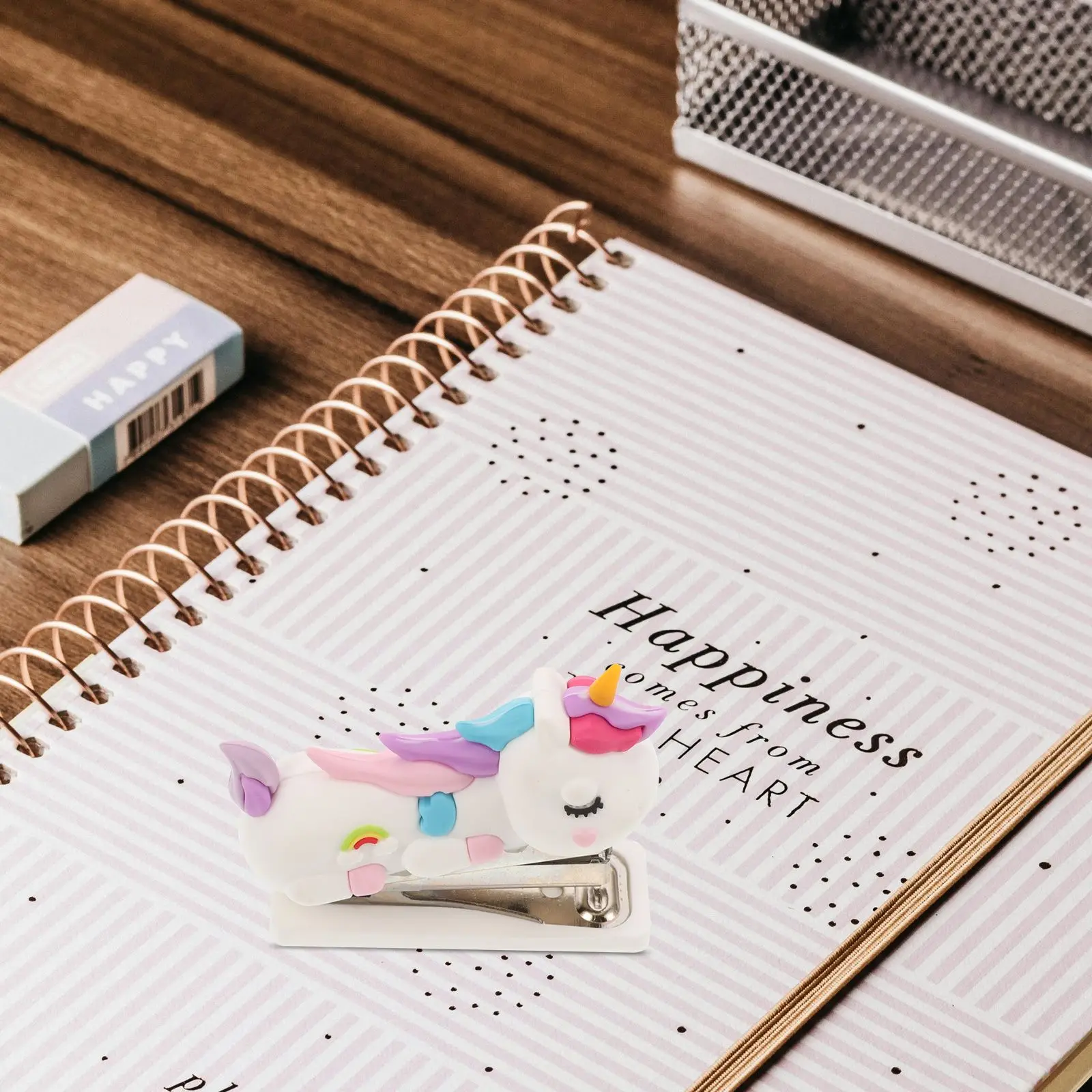 Mini Stapler Cute Hand Office Small Portable Reusable Stationery Handheld Desk Accessories Lightweight Compact