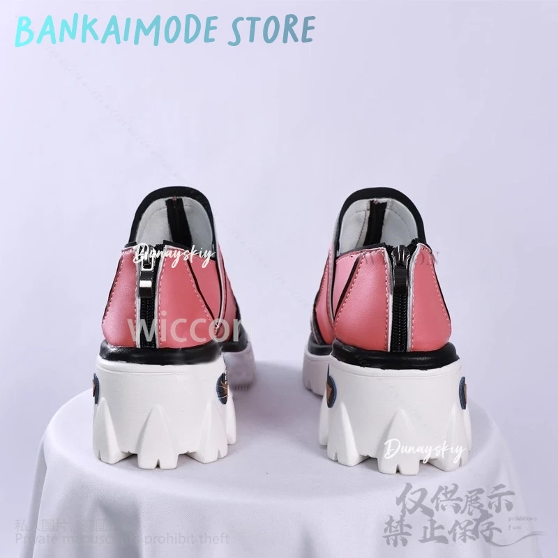 アニメゲーム原神コスプレ Varesa 靴甘い Y2K スタイル小道具ピンクスポーツウェア女の子女性ハロウィン Cos カスタマイズ