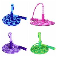 Anti-Skid Jump Rope Segmented Adjustable Professional Jump Rope Boys Girls Soft Bead Home Gym Crossfit Fitness Skipping Rope