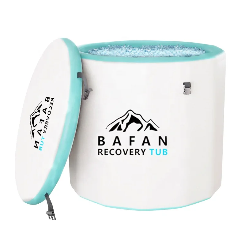 Bafan DWF Portable Inflatable Sports Recovery Ice Bath Tub Insulated Cold Plunge   with Chiller