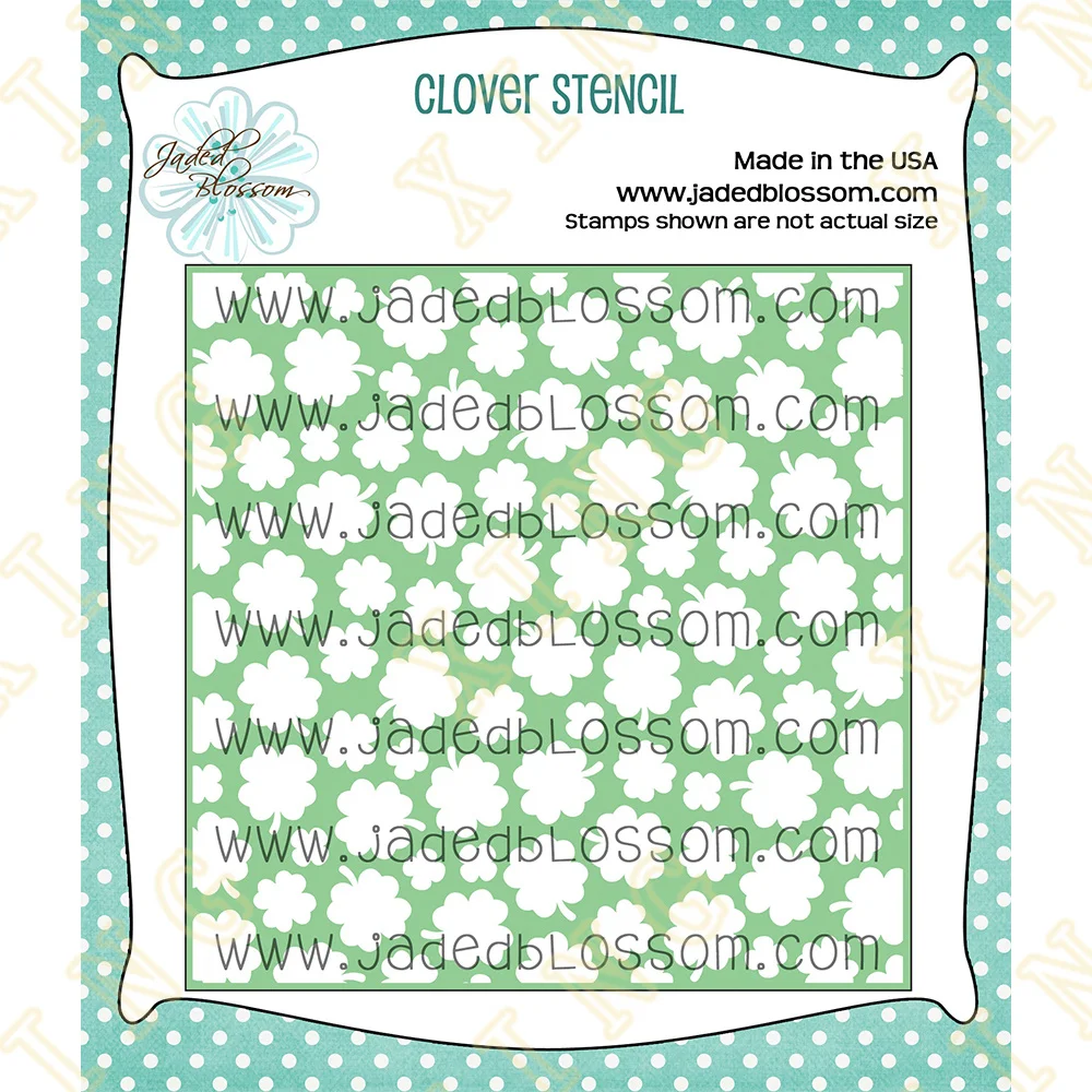 

Clover Stencil Decor Diy Layering Stencils Graphics Painting Scrapbooking Stamp Ornament Album Embossed Template Reusable