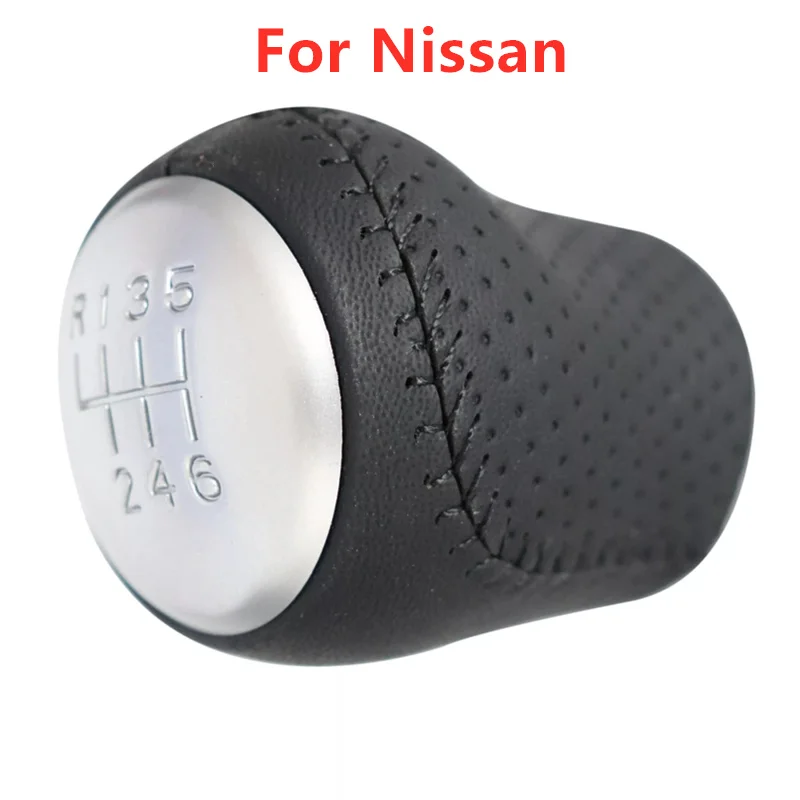 

6 Speed Gear Shift Knob for Nissan Juke F15 X-Trail T31 Qashqai MKI JJ10 2010 2011 2012 2013 Car Accessories