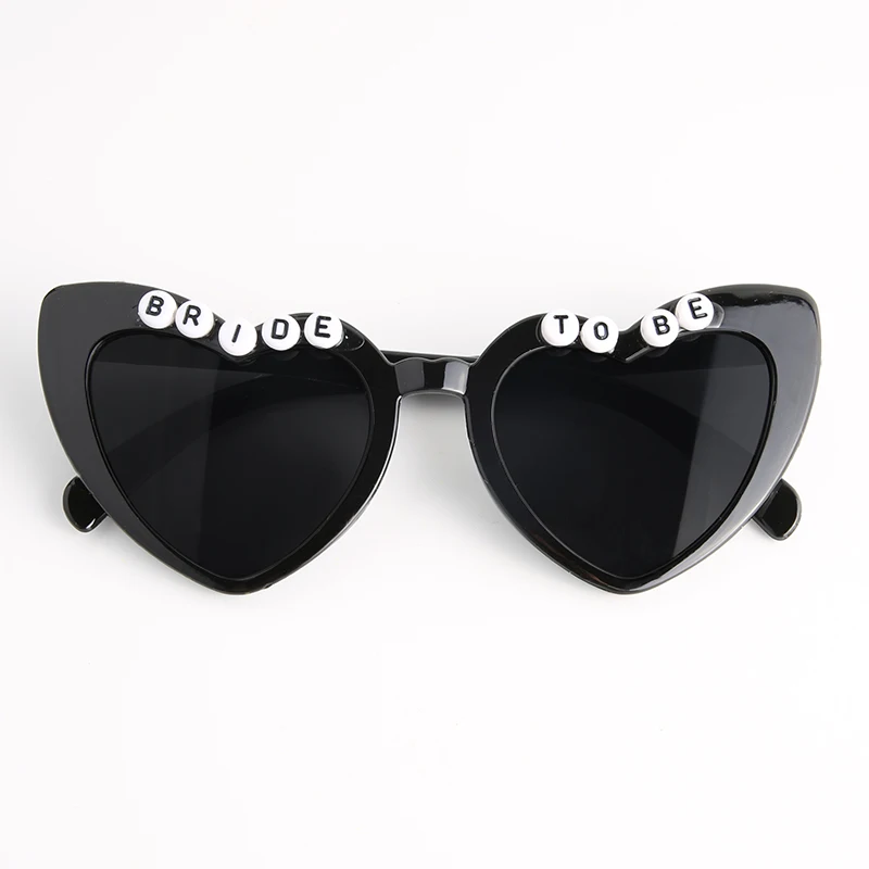 Herzförmige Sonnenbrille für Hochzeit, Braut, Brautjungfer, Geschenk, Junggesellenabschied, Gastgeschenke, Braut-Squad-Brille, 12/24/36/48/60 Stück – Detail 15