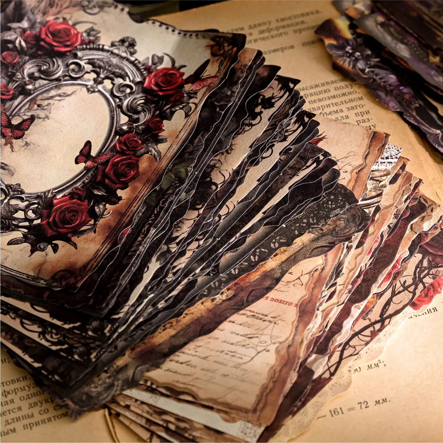 30pcs/lot Memo Pads Material Paper Secret Garden Junk Journal Scrapbooking paper Cards Background Decoration stationery