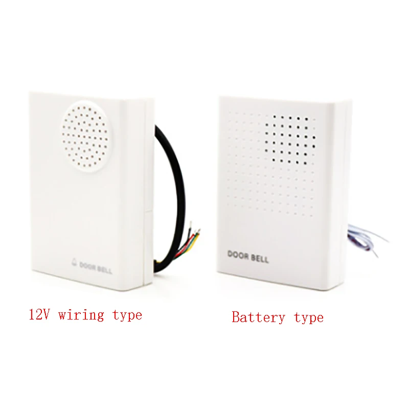 Electronic Wire Wired Door Bell Doorbell Ding-Dong Dry Battery or Connect to 12V Two Types Doorbell