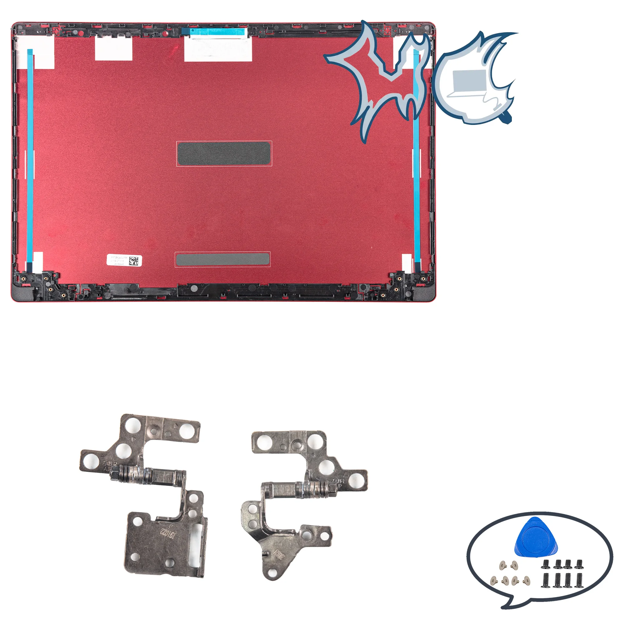 Imagem -04 - Tampa Traseira Lcd Vermelha para Acer Aspire Reparo de Metal da Tampa Superior Traseira Novas Capas para pc A51554 A515-54g A515-55 A515-55g N18q13