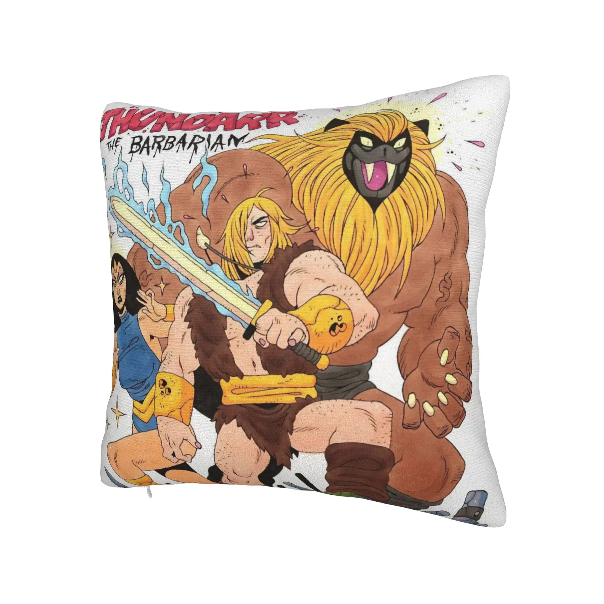 Decorative Pillow Cover Thundarr The Barbarian Merch Bedroom  Pillow Case Cover Square Style Multi Size