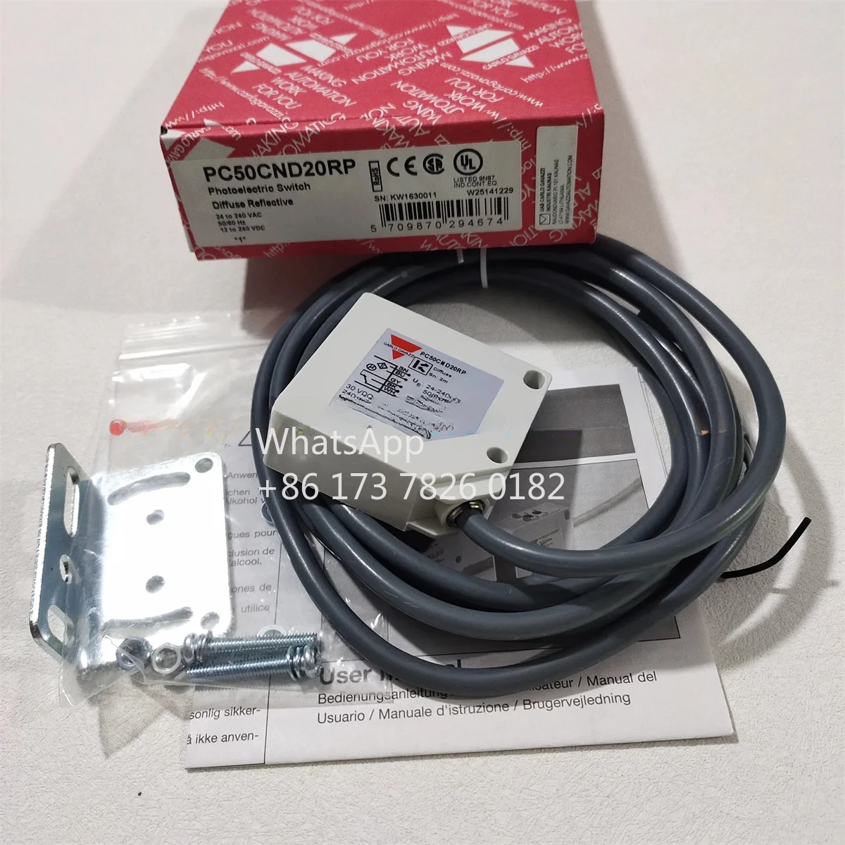 

New Original Carlo Gavazzi Sensor PC50CND20RP