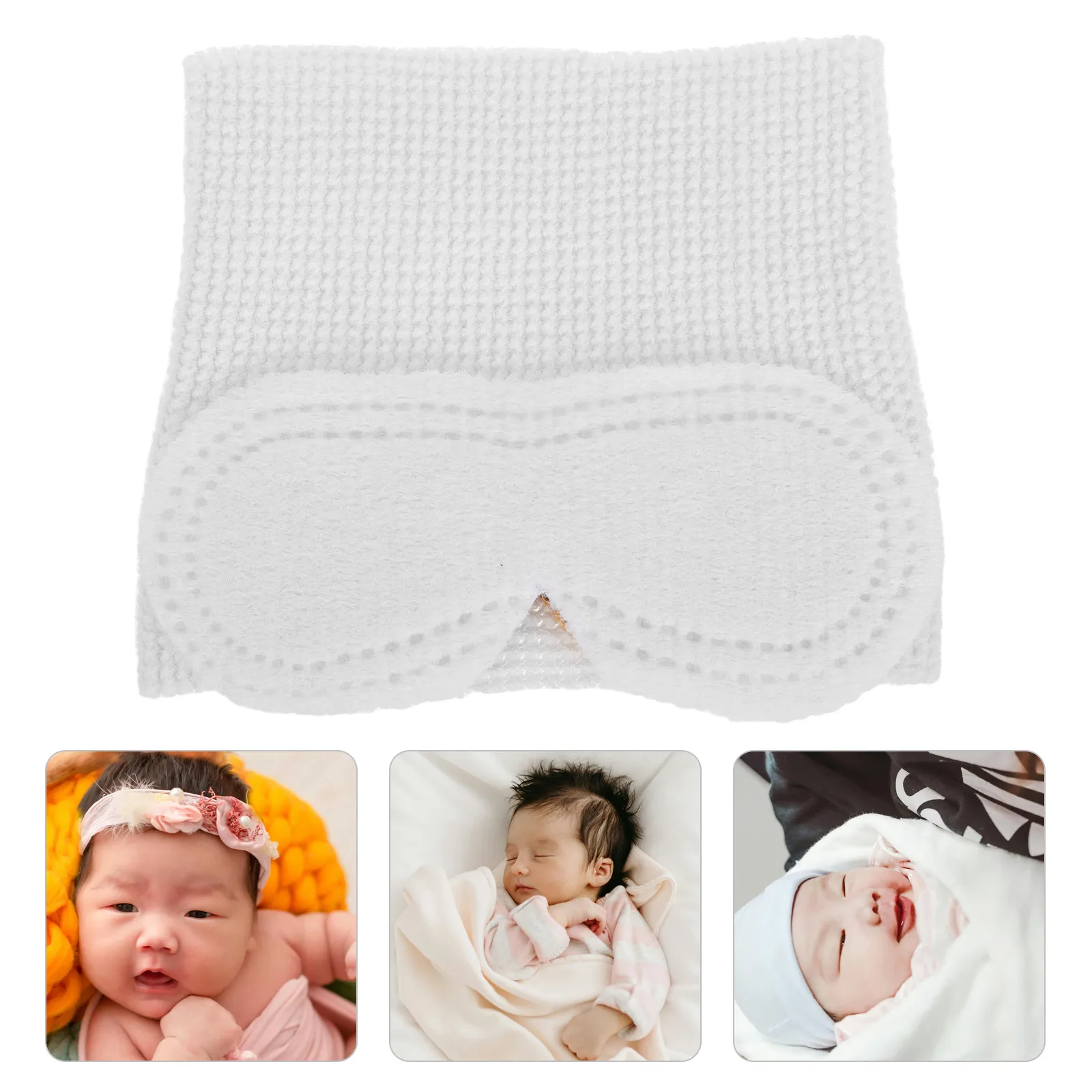 

Blue Light Blocking Infant Eye Mask Breathable Mesh Newborn Protective Eye Shield for Phototherapy Sun Exposure Sleep