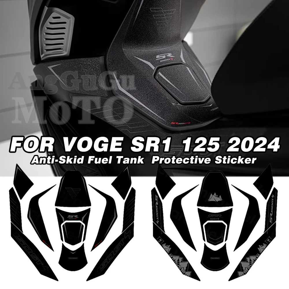 

For VOGE SR1 125 2024 Motorcycle Anti Slip Fuel Oil Tank Pad Side Knee Grip Decal Decorative Protector Sticker Pads Stickers