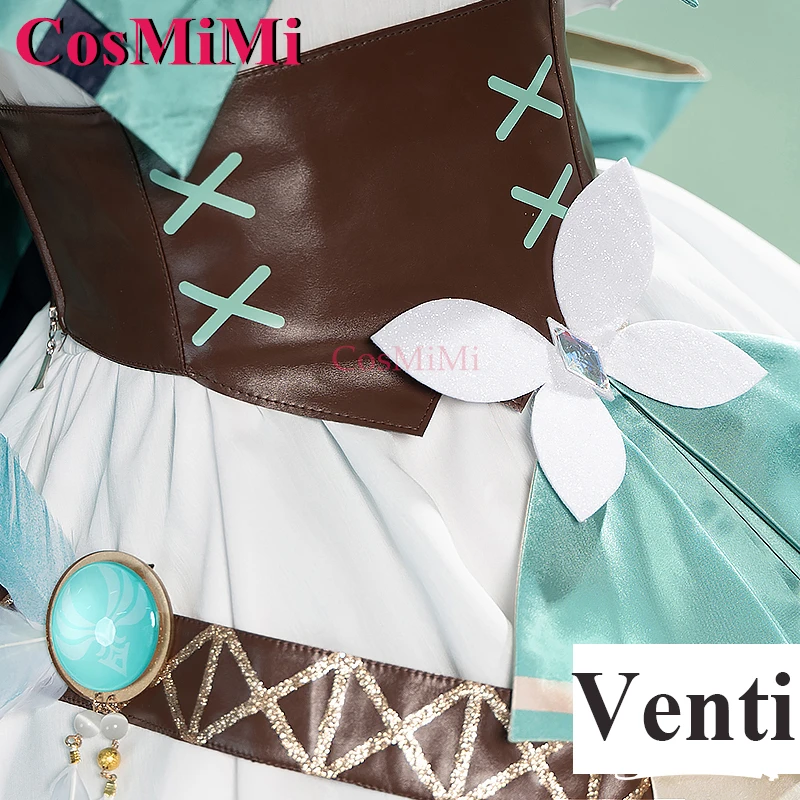 Genshin Impact Cosata Costume, Mi Venti Cosplay Game, Nifty Sweet, Gorgrous Lolita fur s, SJ Uniform, Carnival Party Py Play Clothing