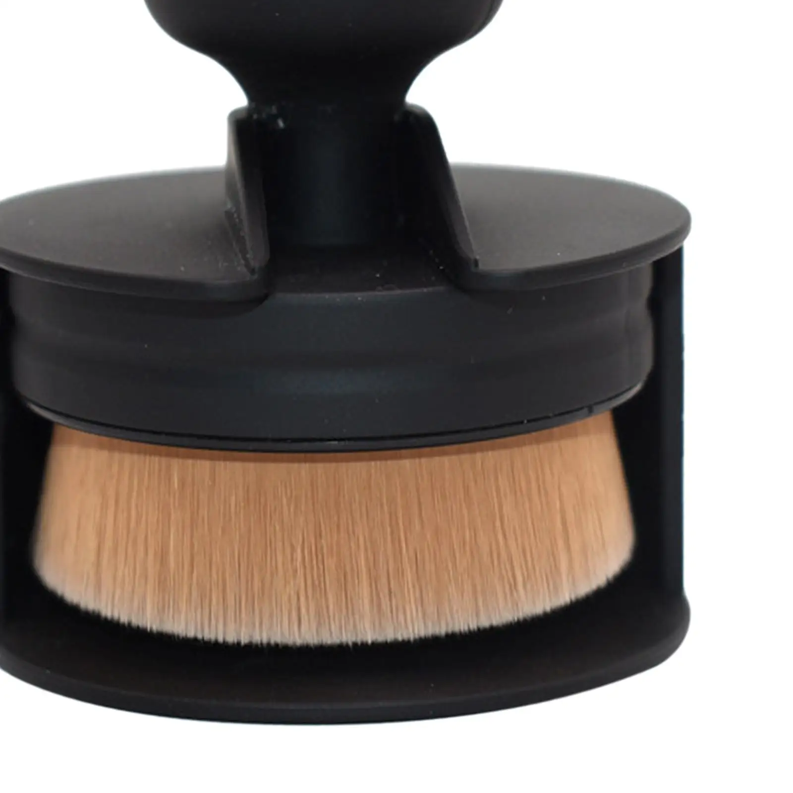 ファンデーションメイクブラシミニポータブルセット人間工学に基づいたハンドル液体パウダーブレンディング美容メイクケース用